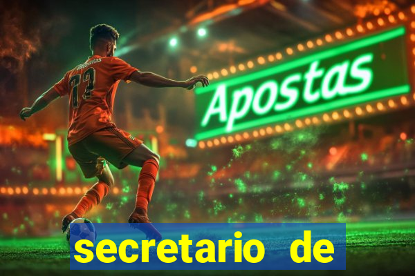 secretario de esporte salario